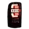 Winjet V2Led Tail Lights - Gloss Black / Clear CTWJ-0698-GBC - alternate 2